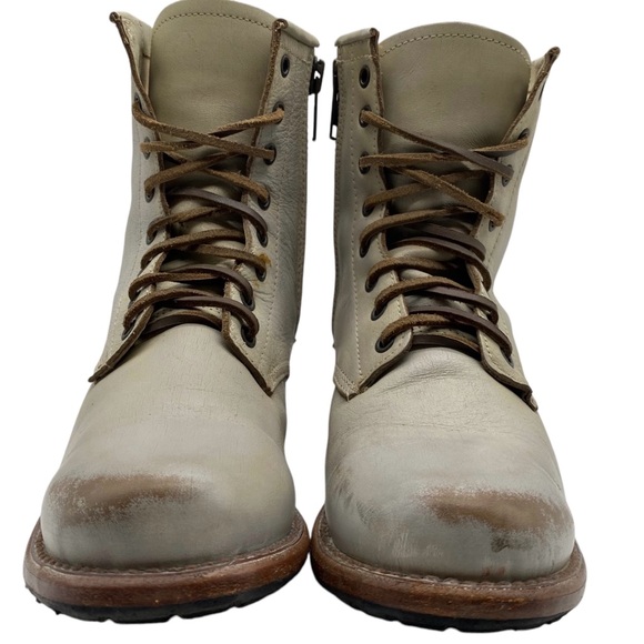 Freebird by Steven Womens Boots Manchester Combat Boots Sz 10 Distressed Leather - Picture 6 of 16